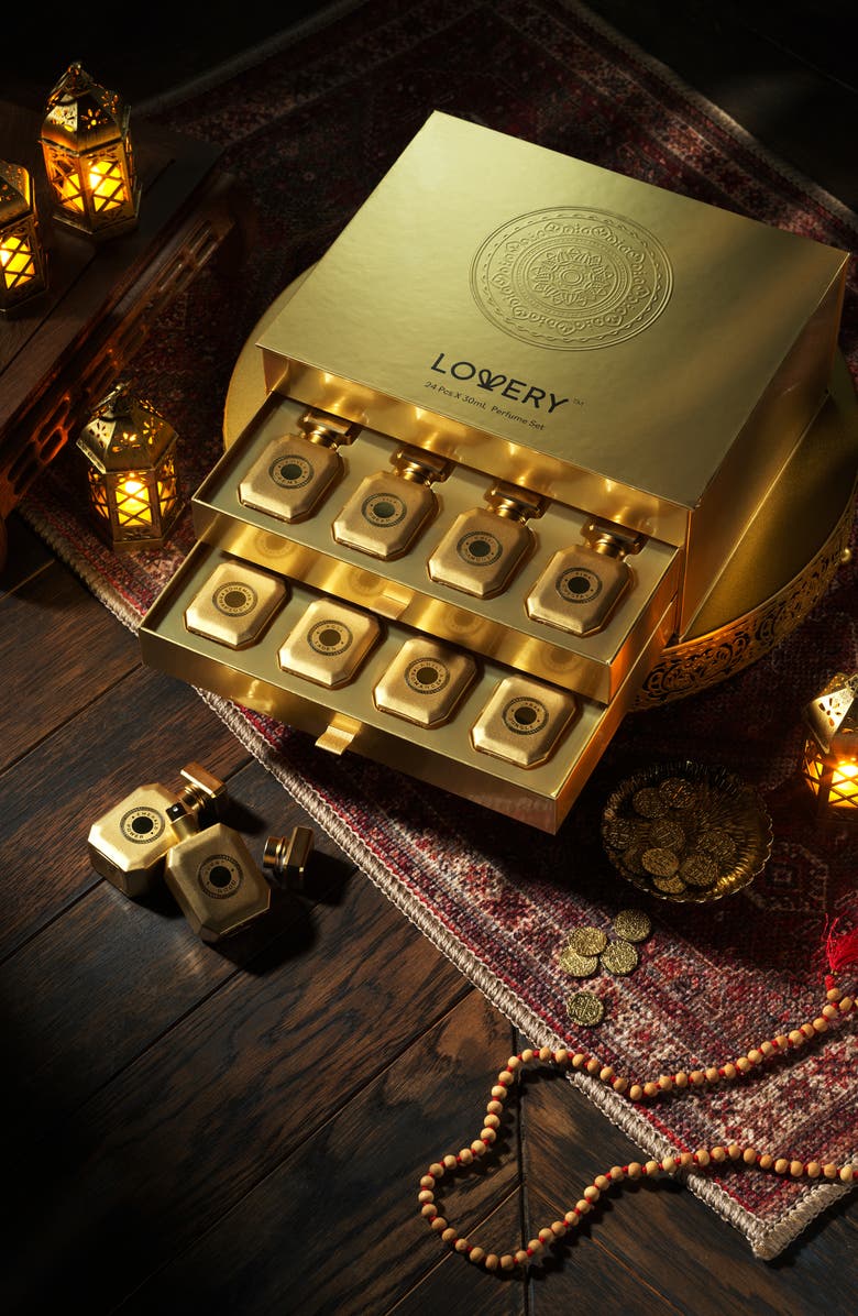 Lovery 25-Pc. Limited Edition Prestige Eau de Parfum Gift Set, Alternate, color, Gold, Multi