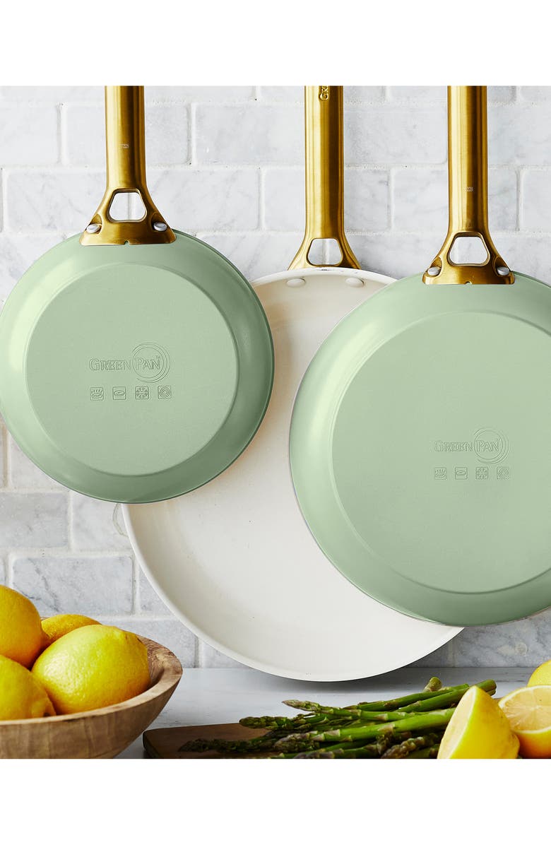 GreenPan Reserve Set of 3 Nonstick Ceramic Fry Pans, Alternate, color, 