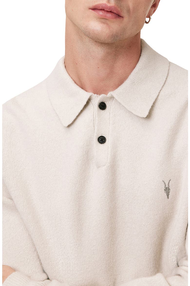 Statten Polo Sweater, Alternate, color, CLOUDY WHITE