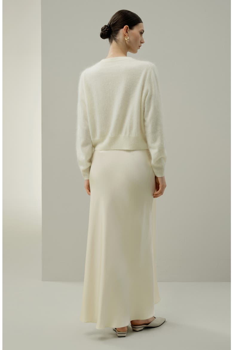Women's Ultra-Soft Brushed Cashmere Cardigan, Alternate, color, White