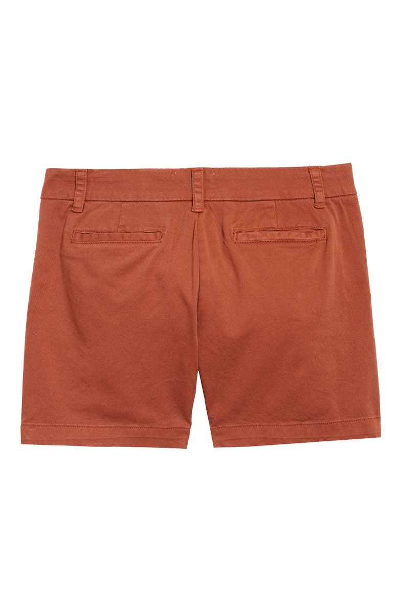 Caslon<sup>®</sup> 5-Inch Cotton Blend Twill Shorts, Alternate, color,
