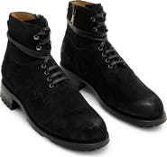 John Varvatos Moto Lace-Up Boot