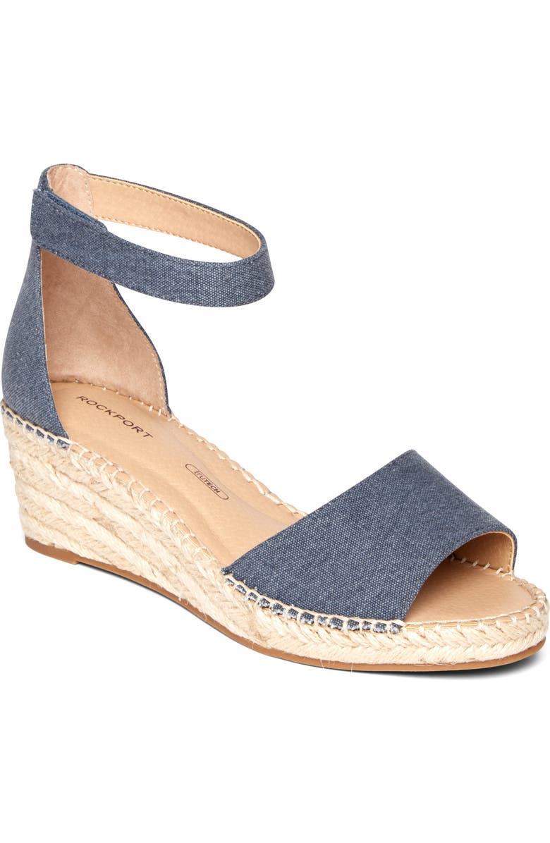 Rockport Marah Two-Piece Ankle Strap Sandal, Main, color,