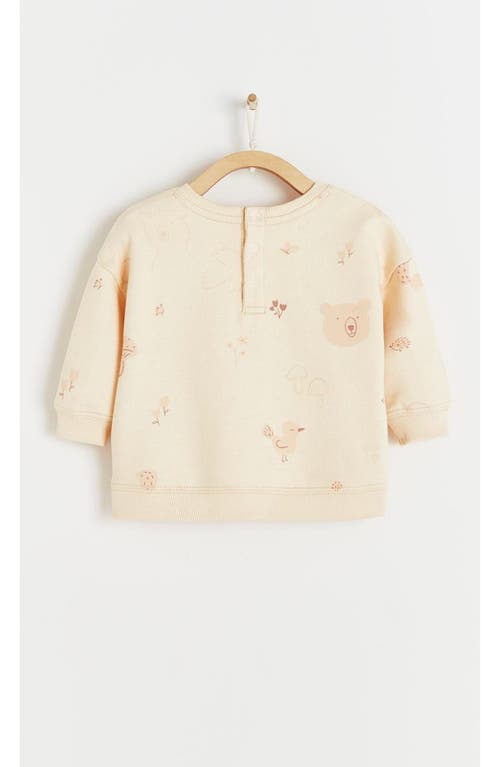 Babycottons Tree Print Sweatshirt In Multicolor