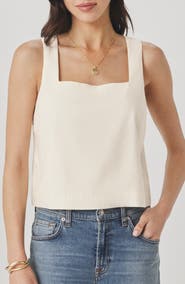 Splendid Valerie Square Neck Crop Tank