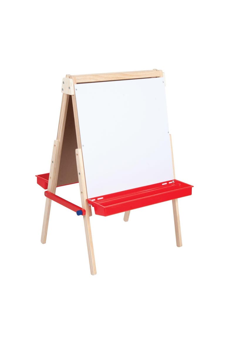 Floor Style Adjustable Height Art Easel, Main, color, Beige