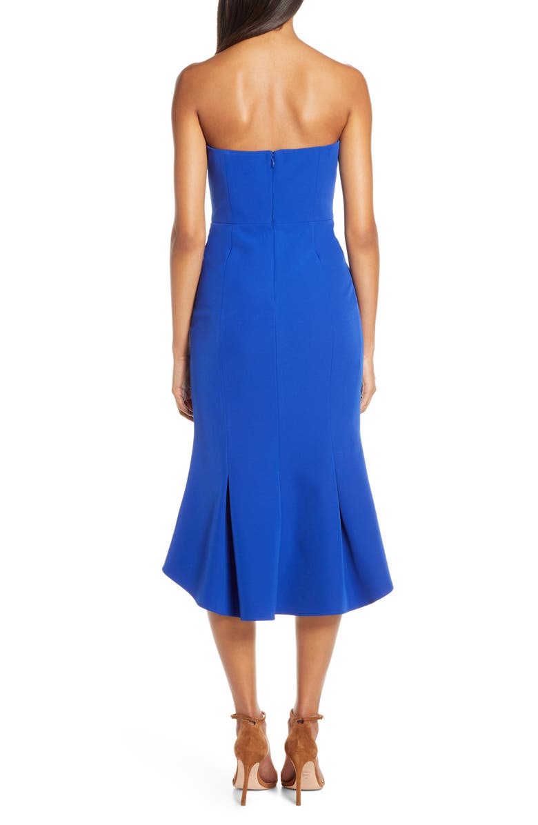 Vince Camuto Strapless Fishtail Dress, Alternate, color,