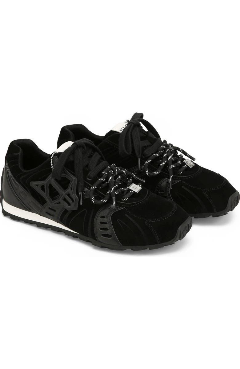 Naked Wolfe Lapse Brown Suede, Alternate, color, Black