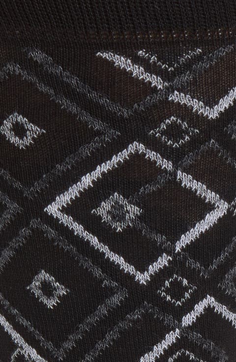 Mercerized Cotton Blend Dress Socks