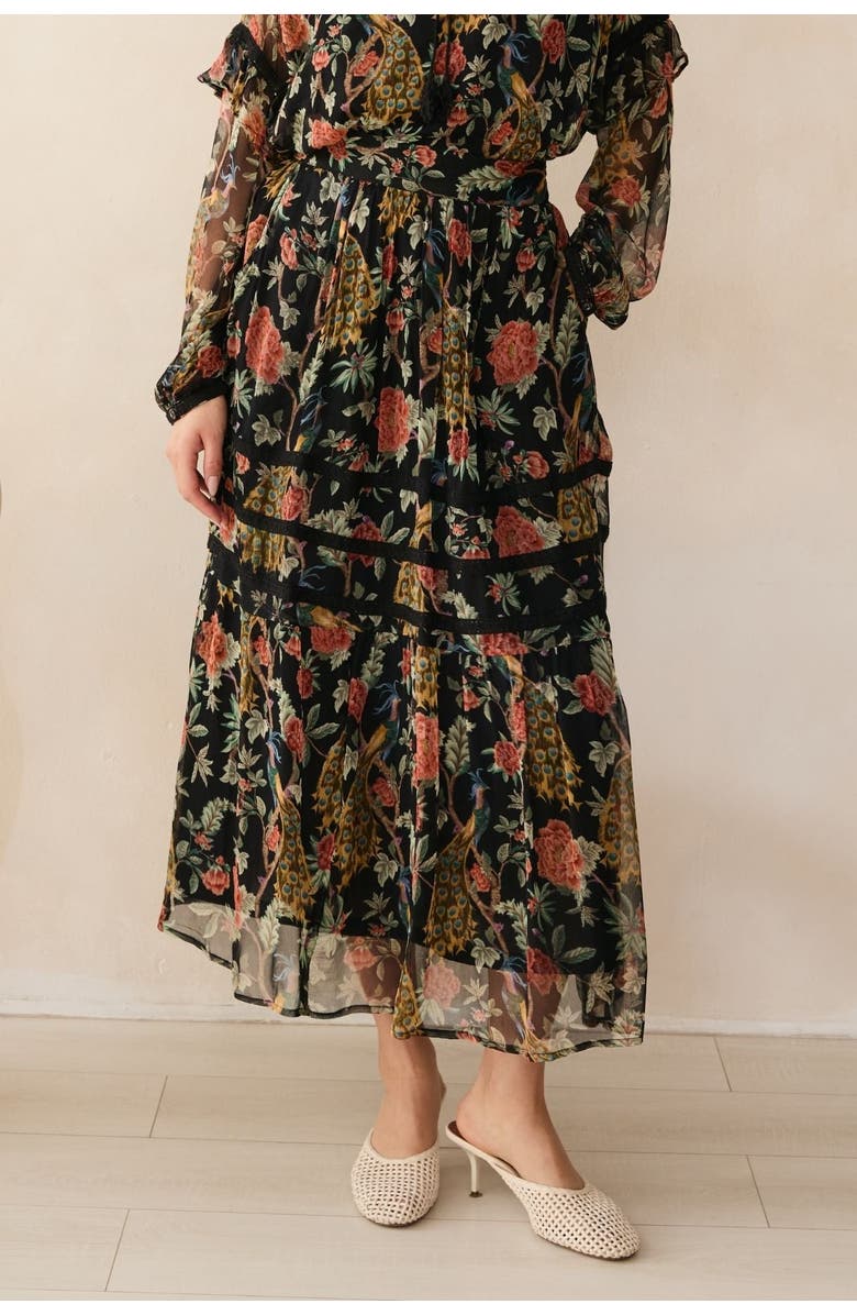 RAISHMA Renee Black Skirt, Main, color, Black