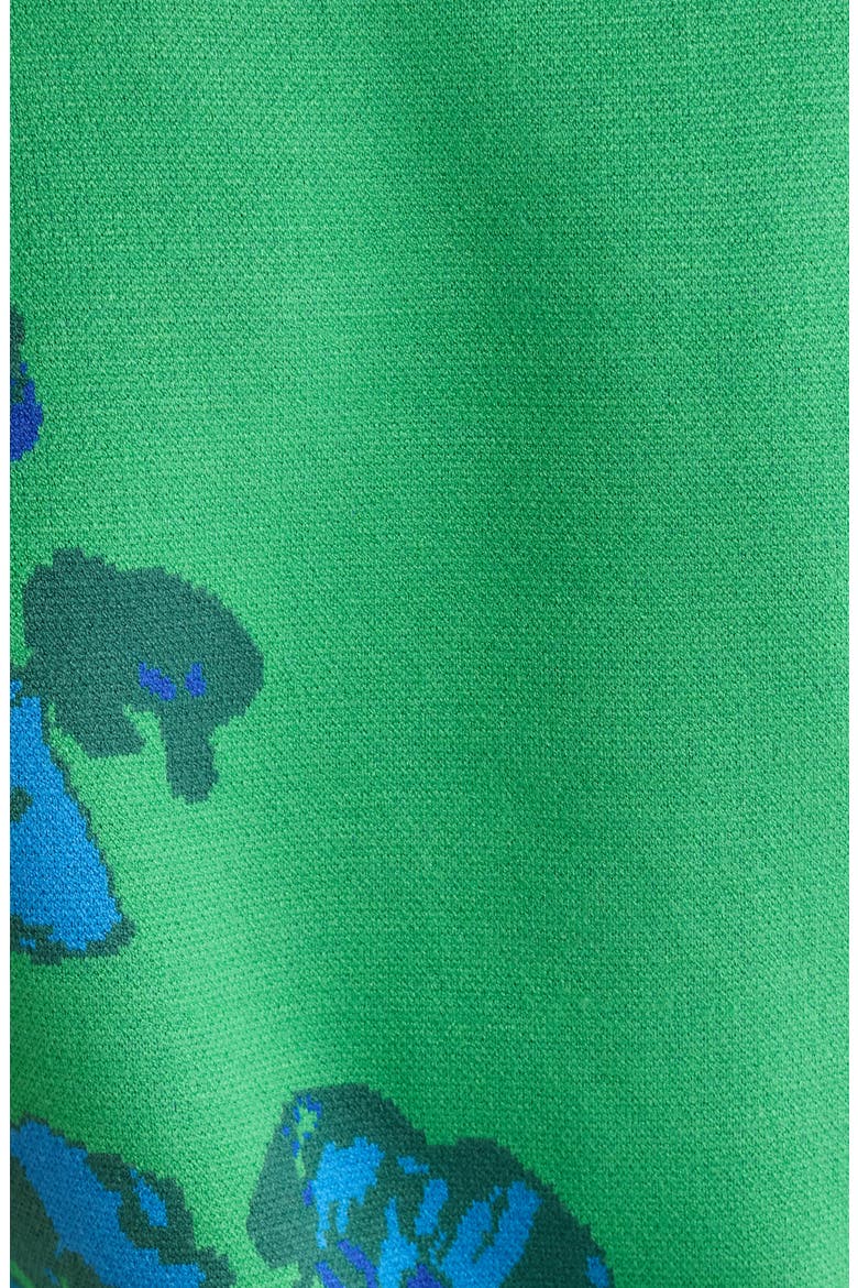 Kersey Floral Short Sleeve Sweater, Alternate, color, KELLY-GREEN