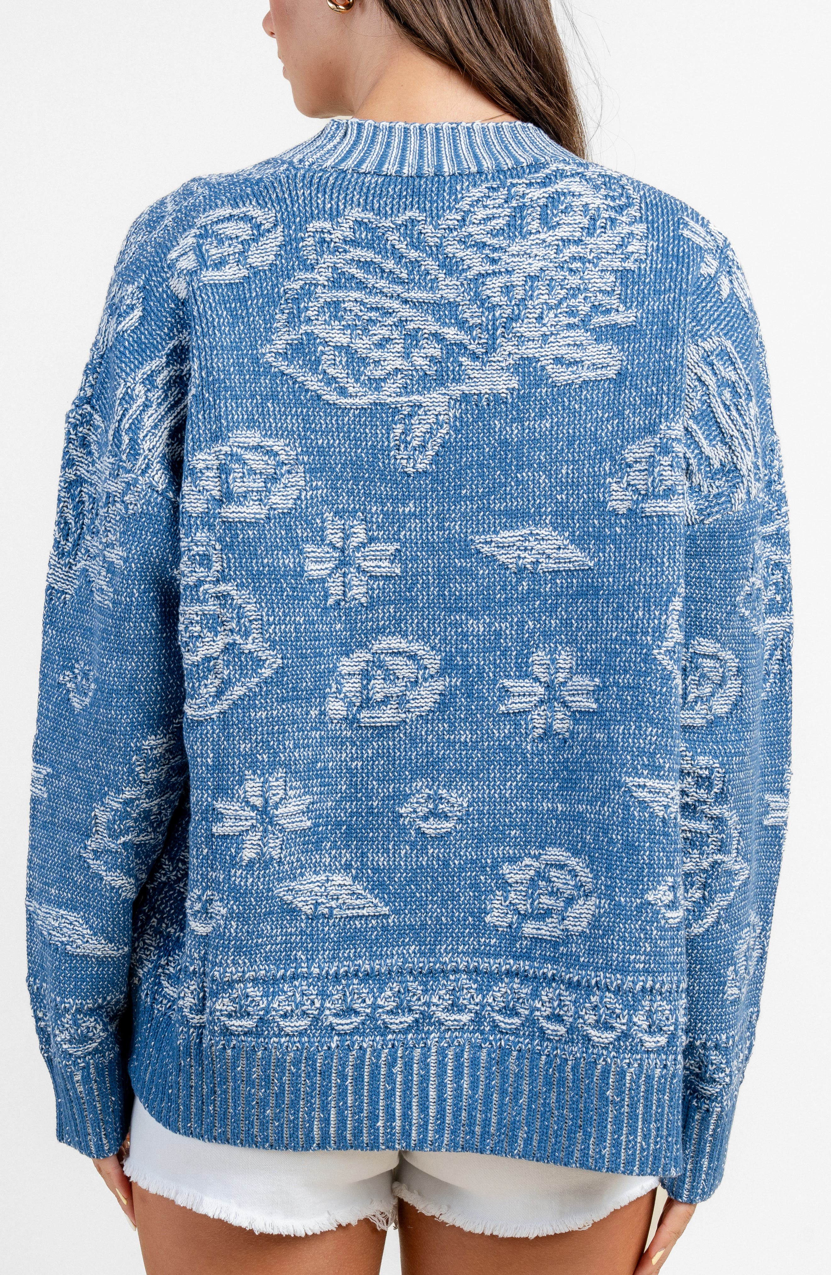 Pattern Button-Up Cardigan - image 2