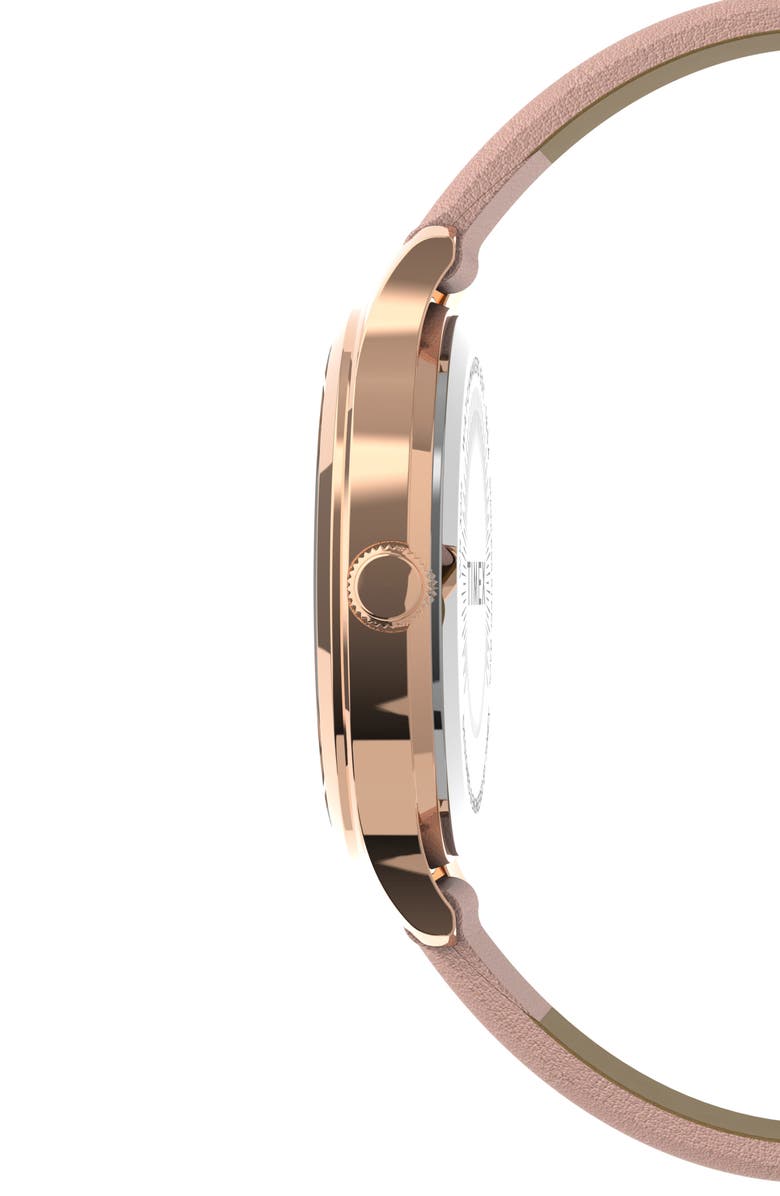 Timex<sup>®</sup> Peyton Leather Strap Watch, 36mm, Alternate, color, 