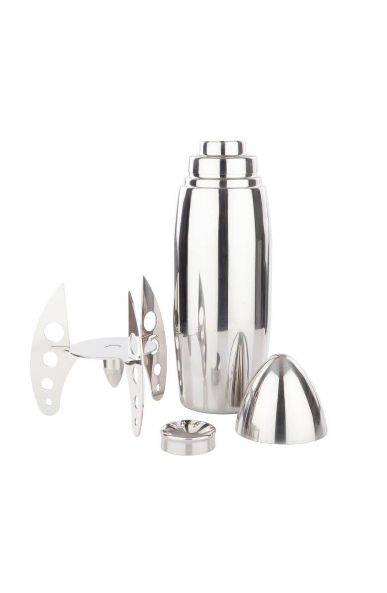 Viski Irving Rocket Cocktail Shaker in Stainless Steel, Alternate, color, Silver