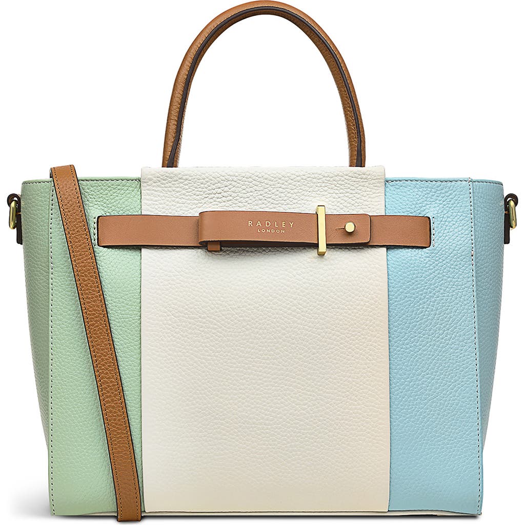 Radley Islington Way Colorblock Medium Tote Bag In Chalk