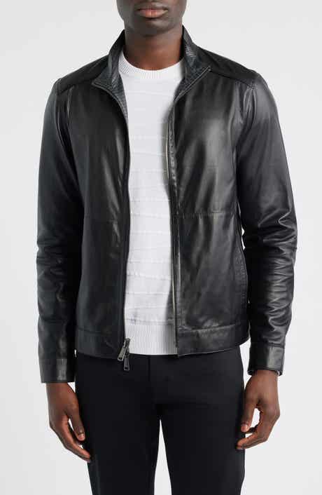 Bugatchi Reversible Leather Jacket