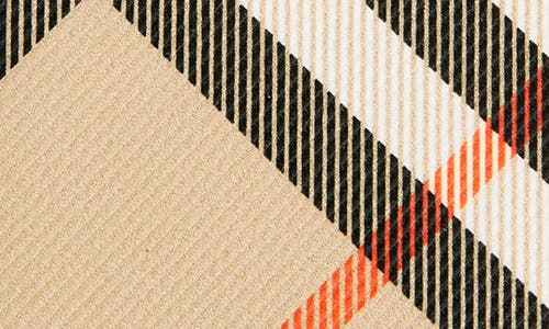 Shop Burberry Check Coated Canvas & Leather Bifold Wallet In Sand