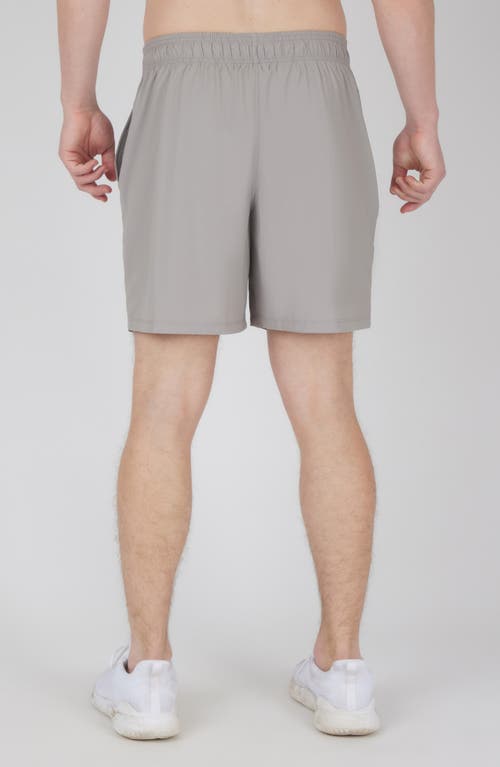 Shop 90 Degree By Reflex Warp End Zone Shorts In Satellite