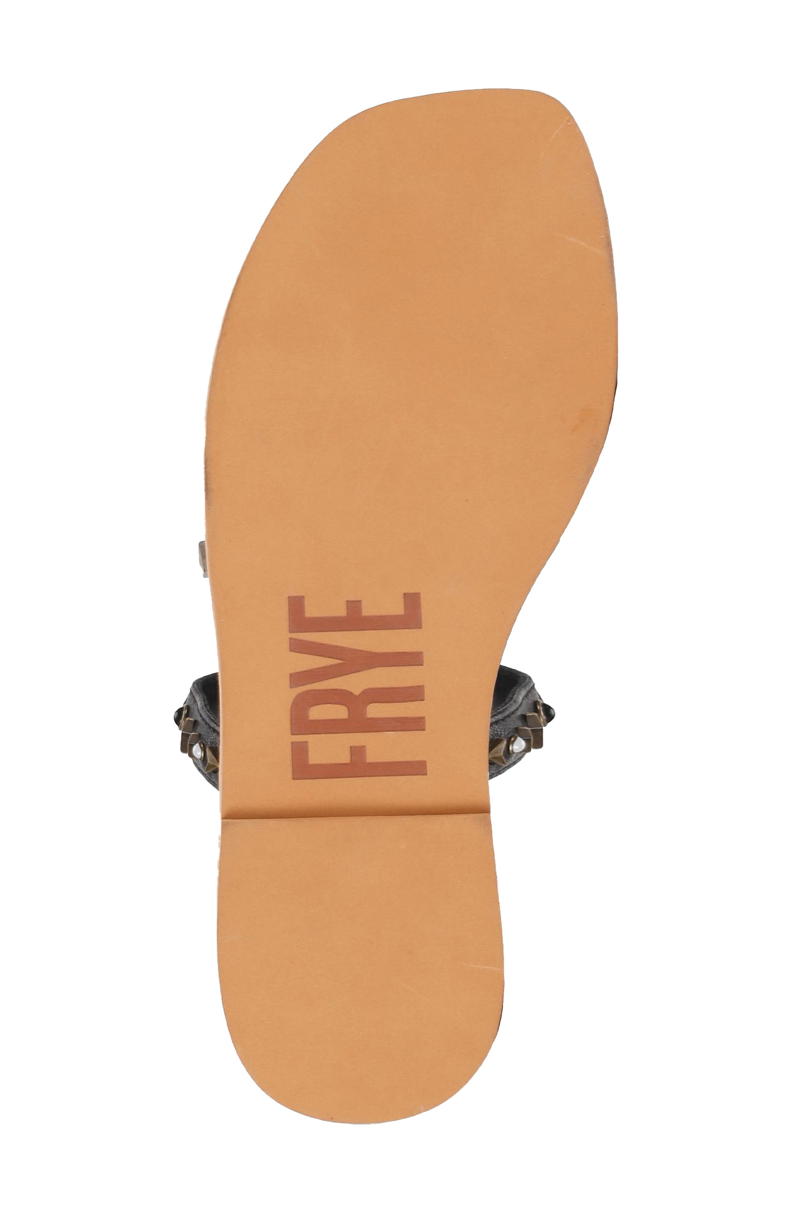 Frye Faye Studded Strappy Slide Sandal, Alternate, color, 