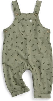 MORI Frilled Corduroy Dungarees