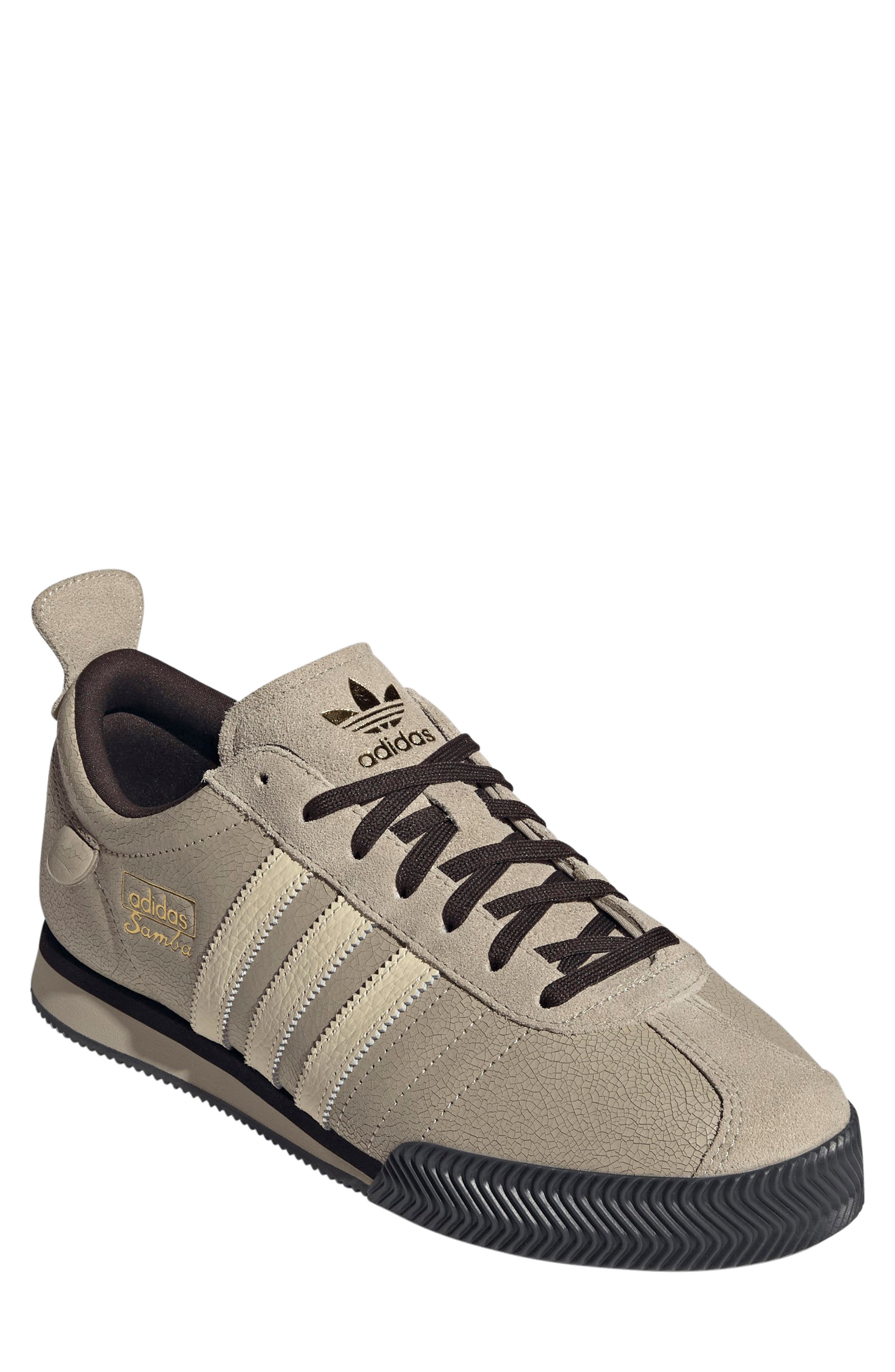 Gender Inclusive Samba 62 Super Sneaker, Main, color, KHAKI / WARM VANILLA/ BLACK