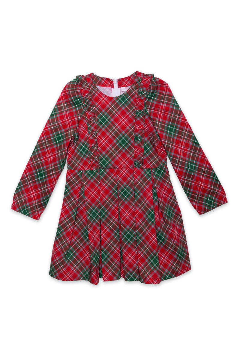 WORTHY THREADS Long Sleeve Ruffle Dress, Main, color,