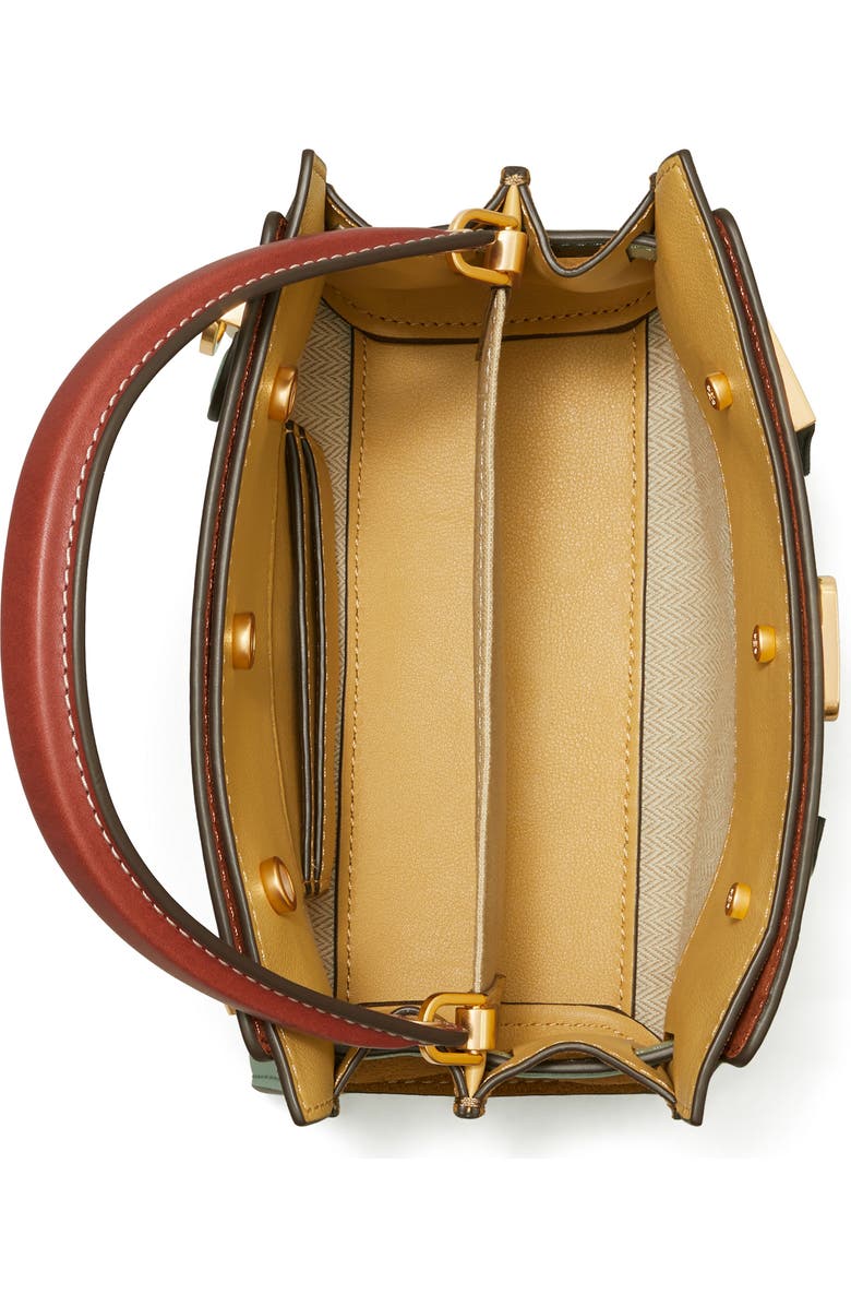 Tory Burch Lee Radziwill Petite Leather Double Bag, Alternate, color,