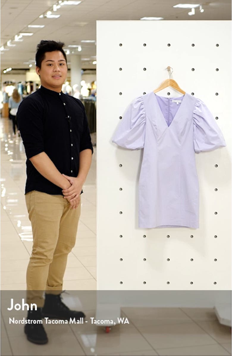 Puff Sleeve Minidress, sales video thumbnail