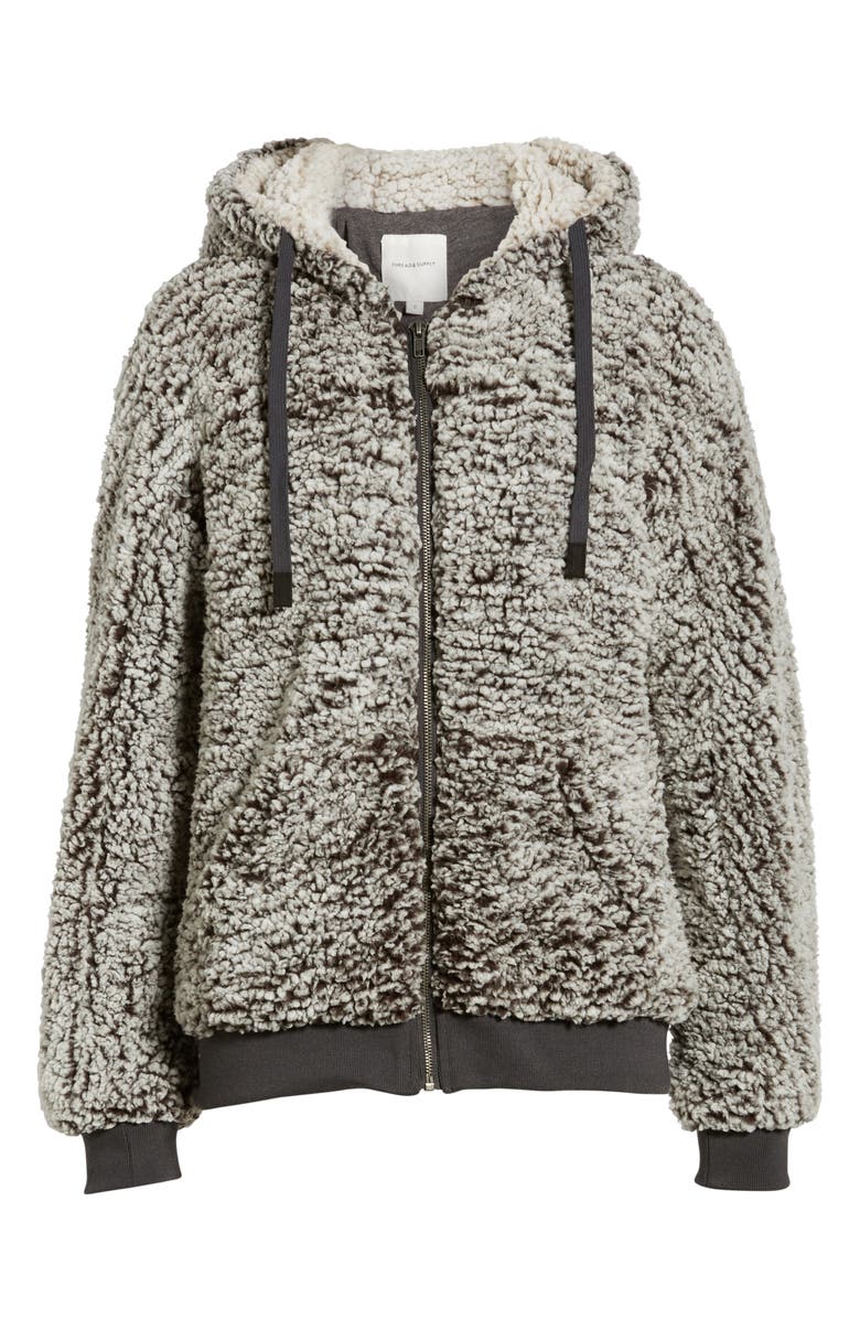 Thread & Supply Stowe Fleece Zip Up Hoodie, Alternate, color, 