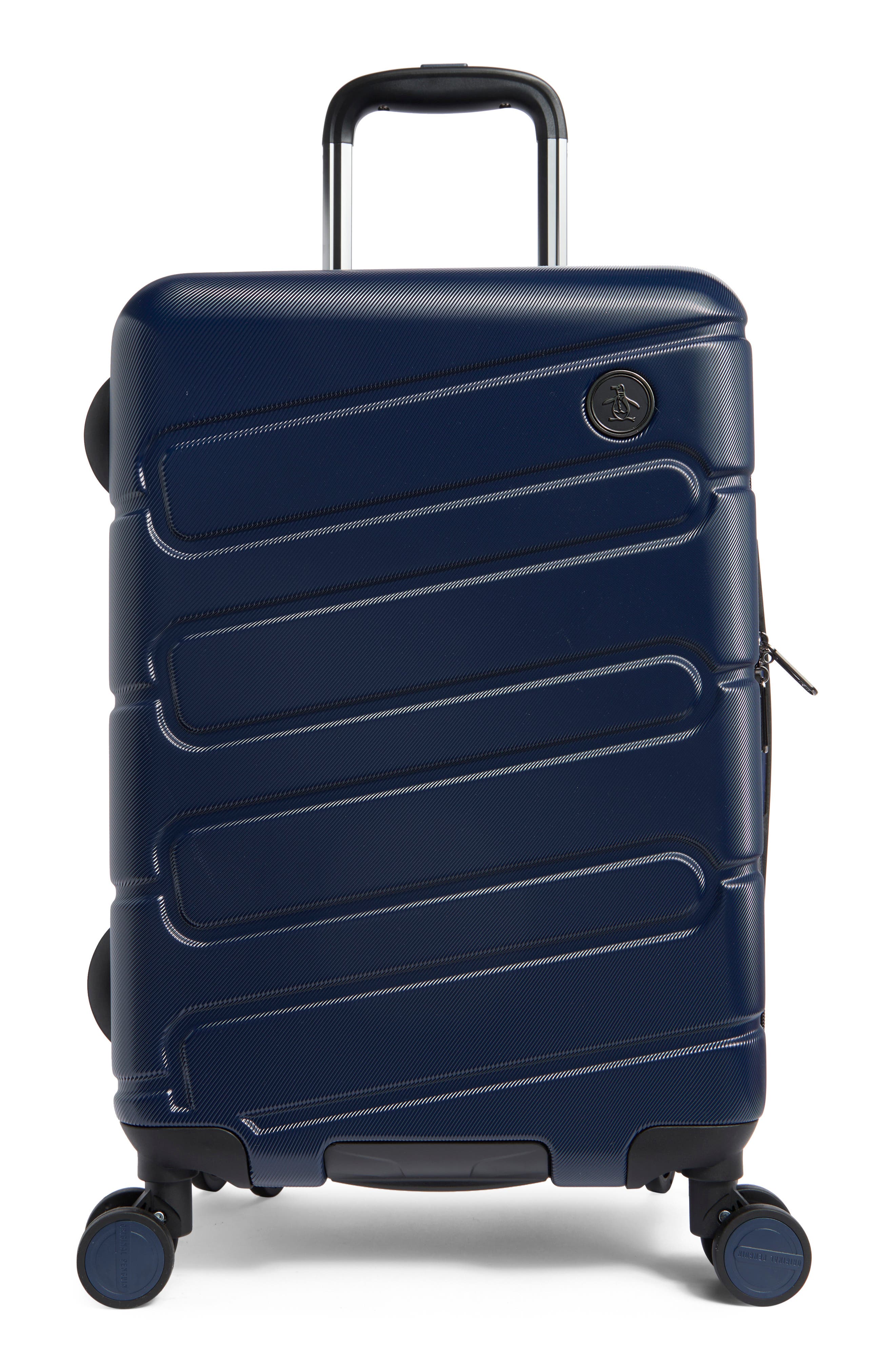 Original Penguin River 21-Inch Hardside Carry-On Spinner Luggage, Main, color, 
