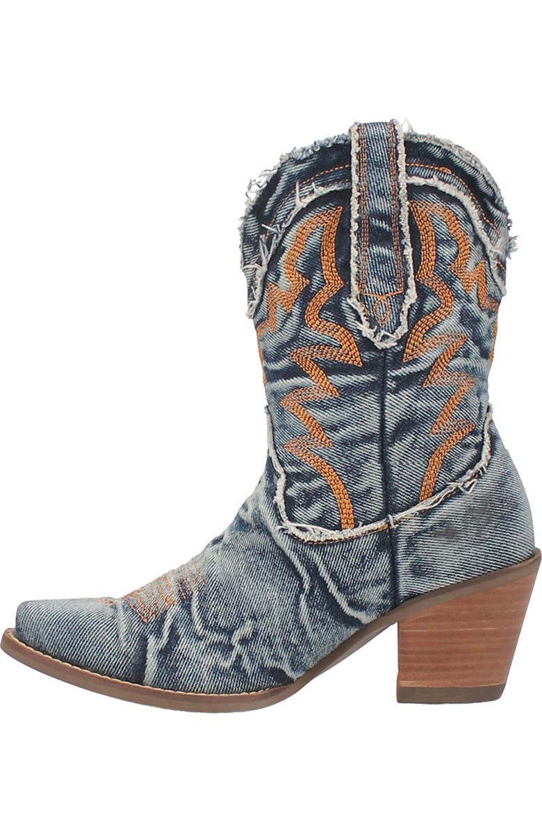 Dingo Y'All Need Dolly Western Boot, Alternate, color, Blue