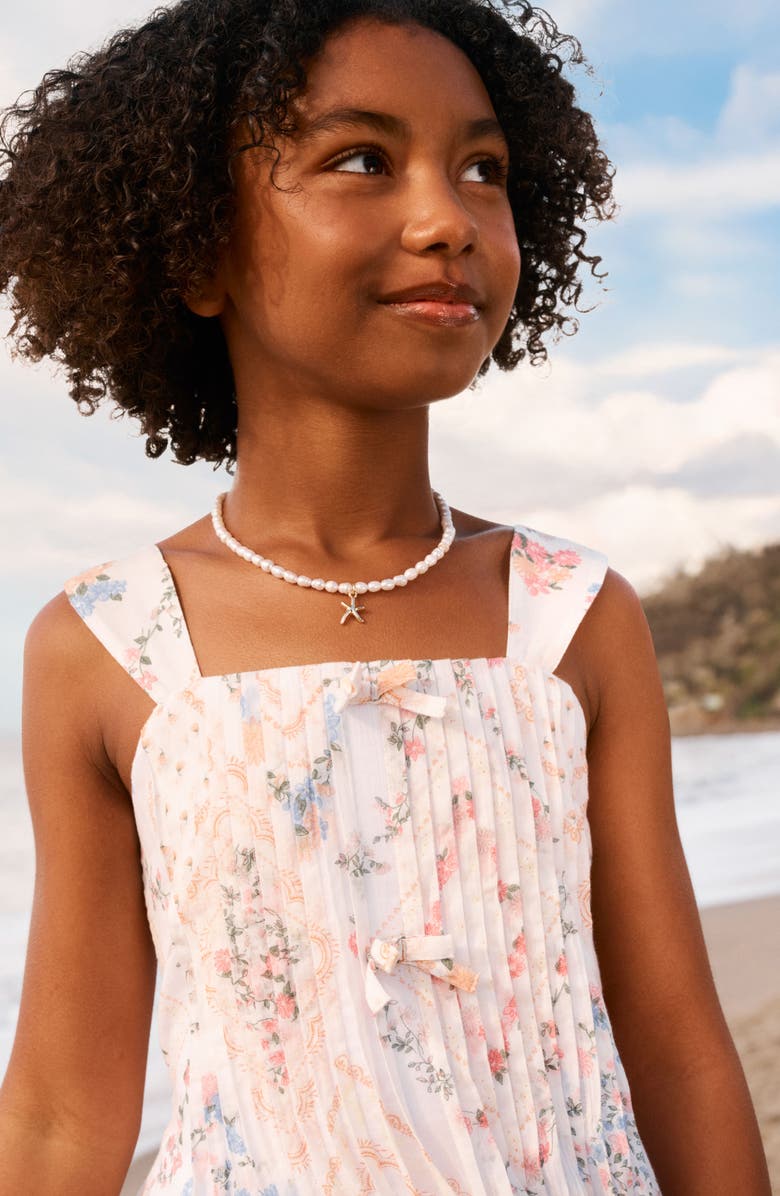 abercrombie kids Kids' Pintuck Maxi Dress, Alternate, color, Bright White