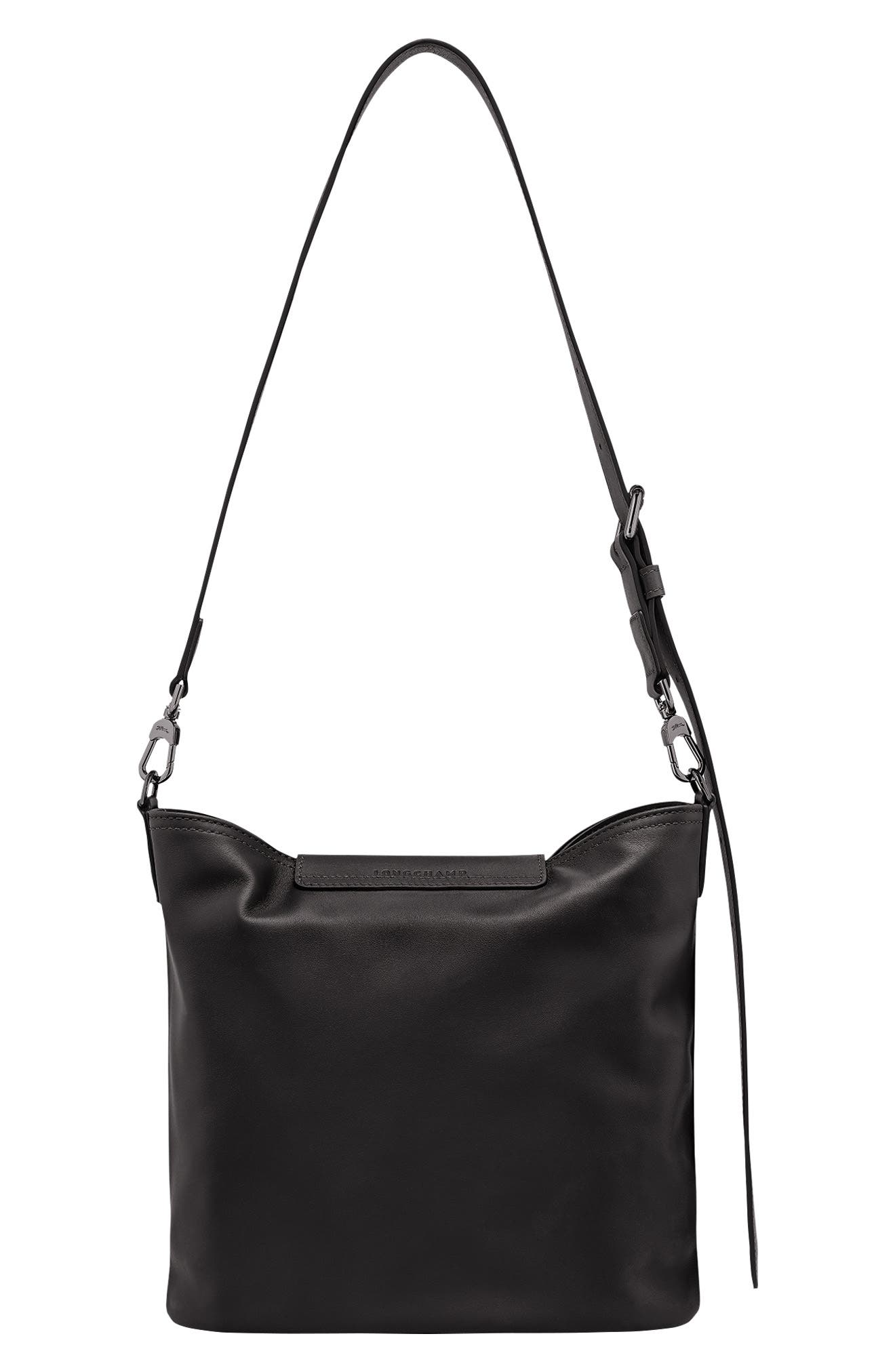 Longchamp Medium Le Pliage Xtra Shoulder Bag, Alternate, color, Black