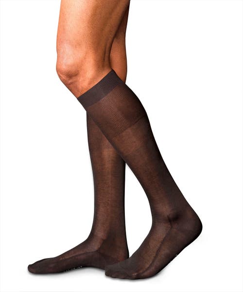 Falke No. 9 Egyptian Cotton Luxury Dress Socks In Black