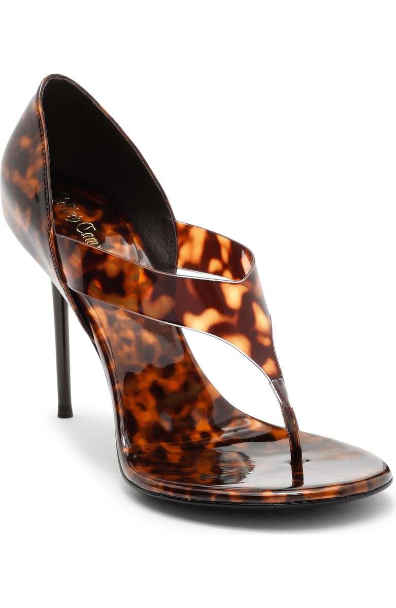 Jeffrey Campbell Rhian Stiletto Sandal, Main, color, Tortoise