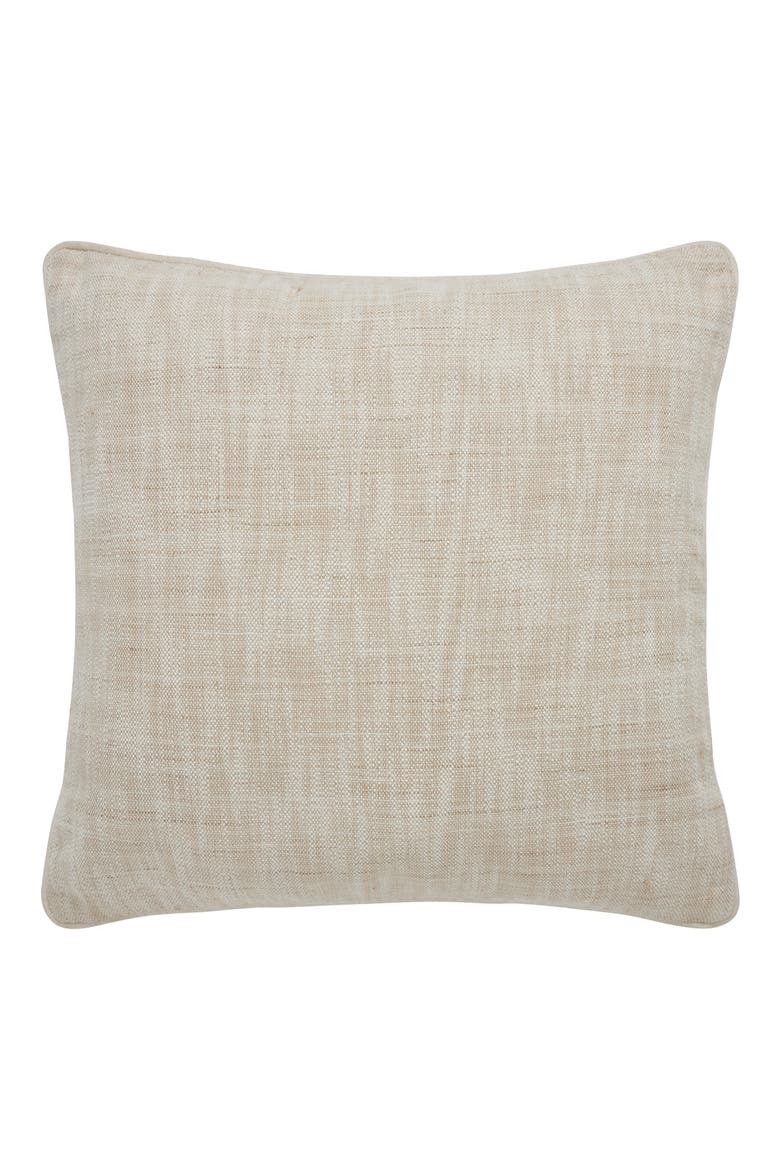 Amal Textured Throw Pillow, Alternate, color, BEIGE
