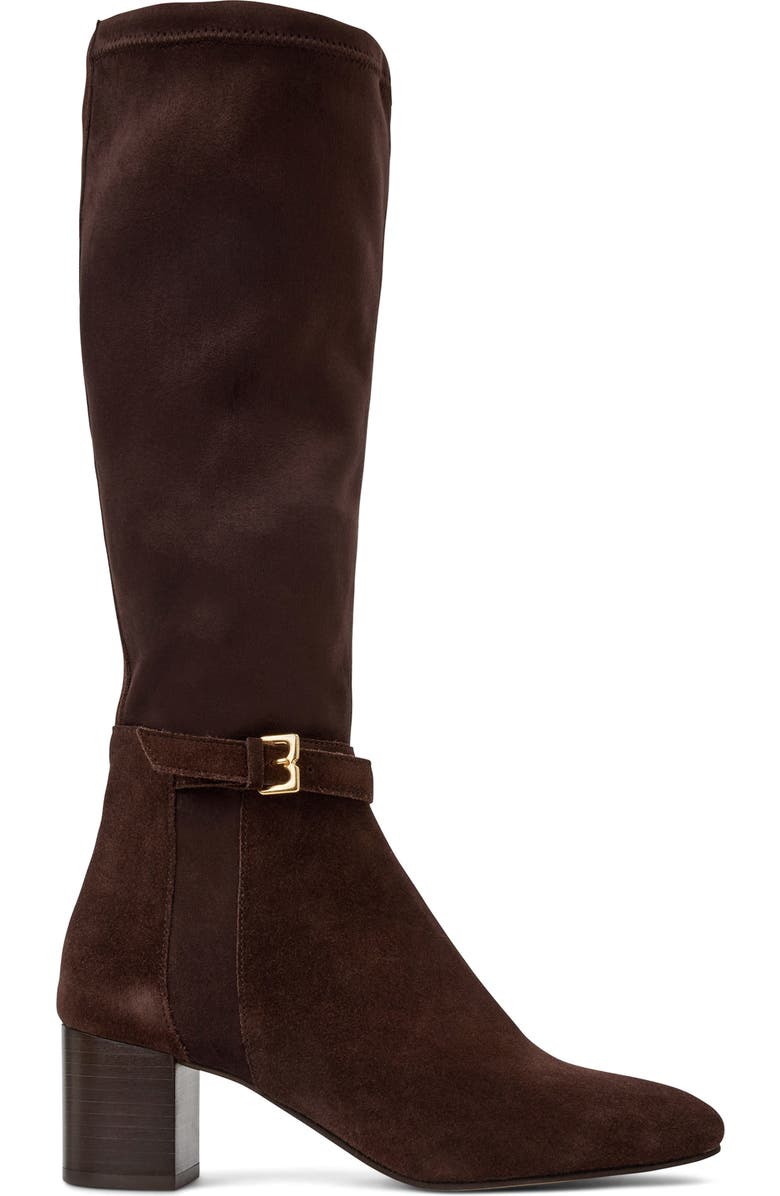 Bruno Magli Jessa Knee High Boot, Alternate, color, Dark Brown Suede