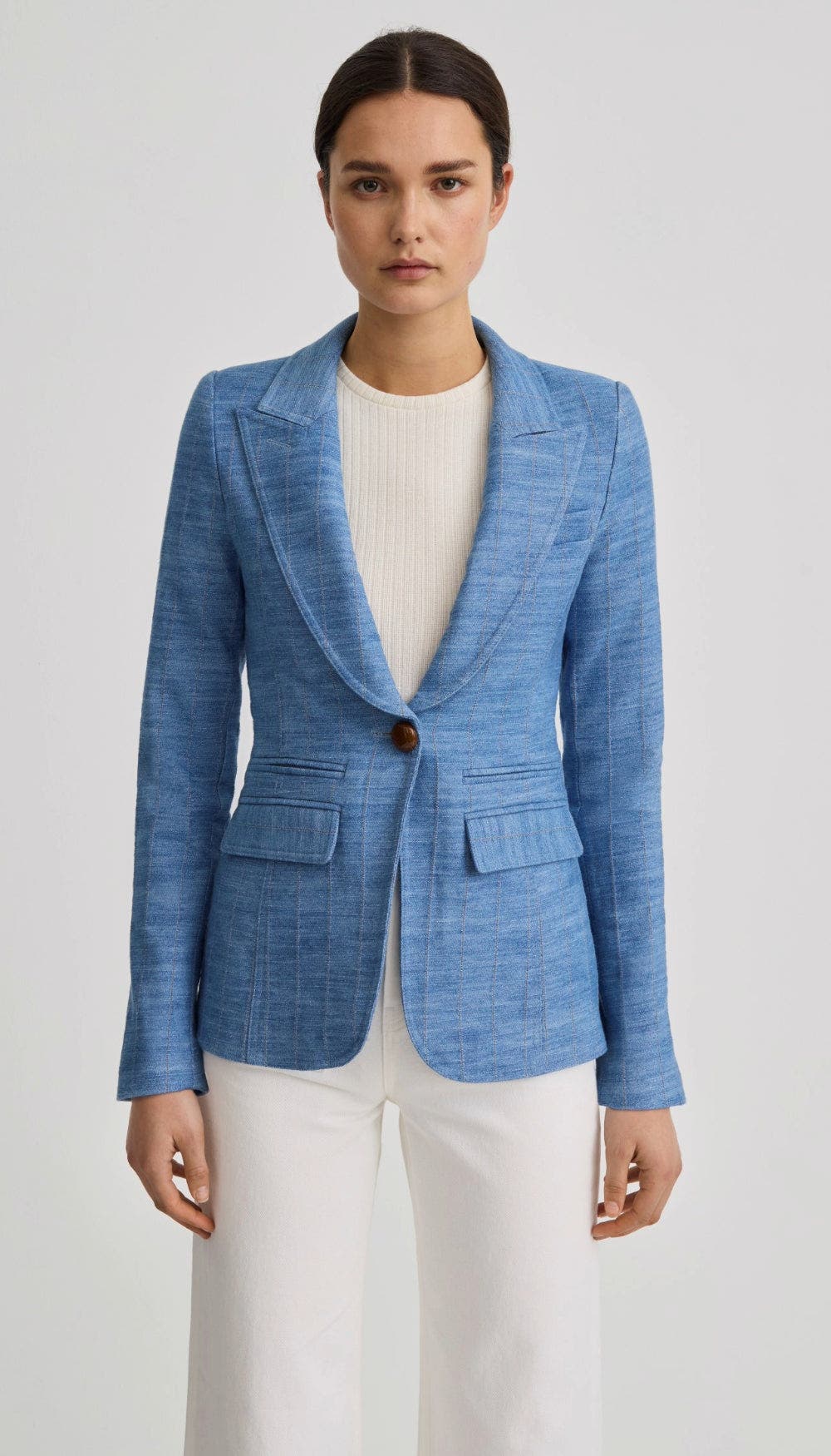 selected Denim Stripe