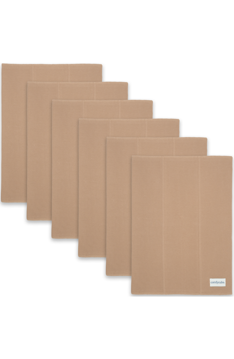 Cotton Burp Cloths - Pack of 6