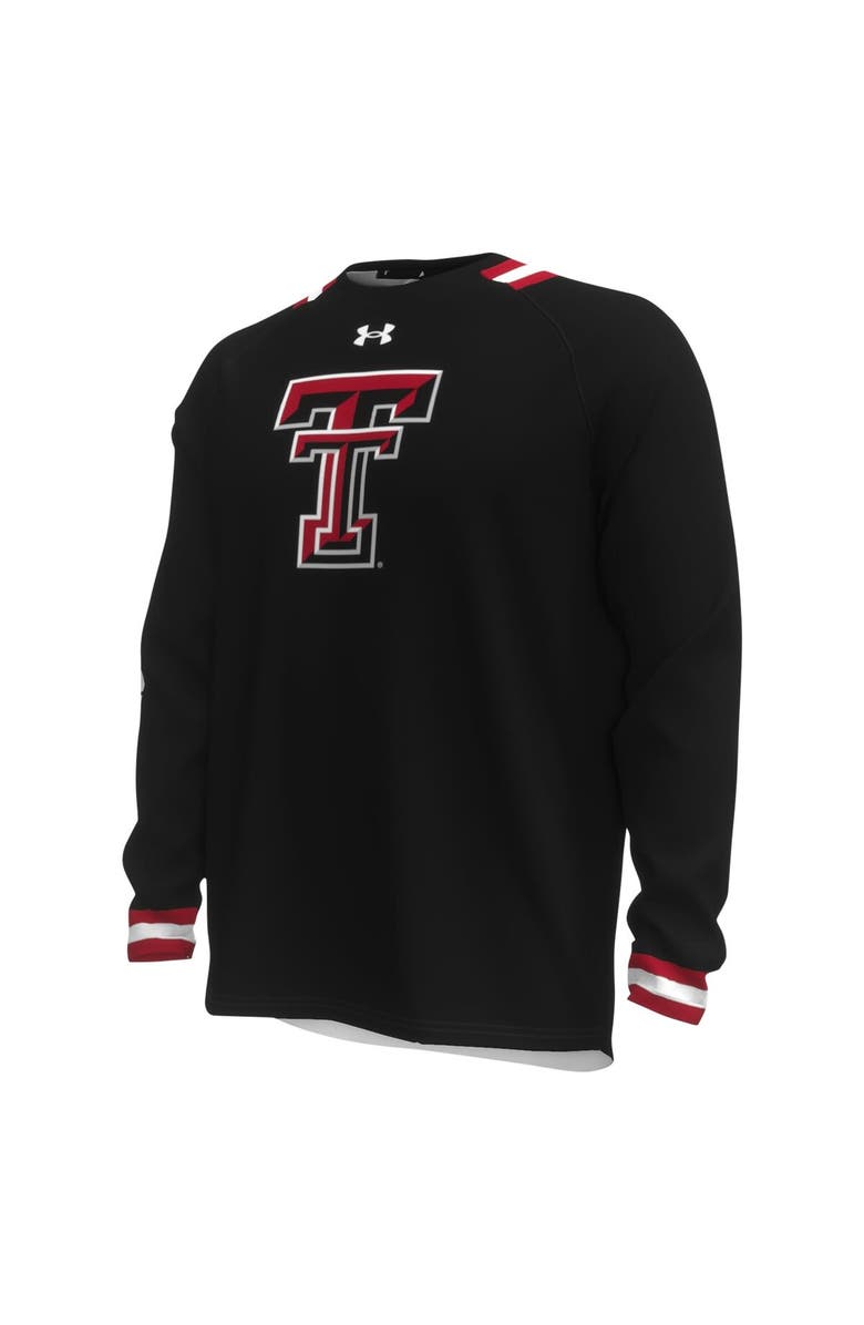 Under Armour Men's Under Armour Black Texas Tech Red Raiders Shooter Raglan Long Sleeve T-Shirt, Alternate, color, 