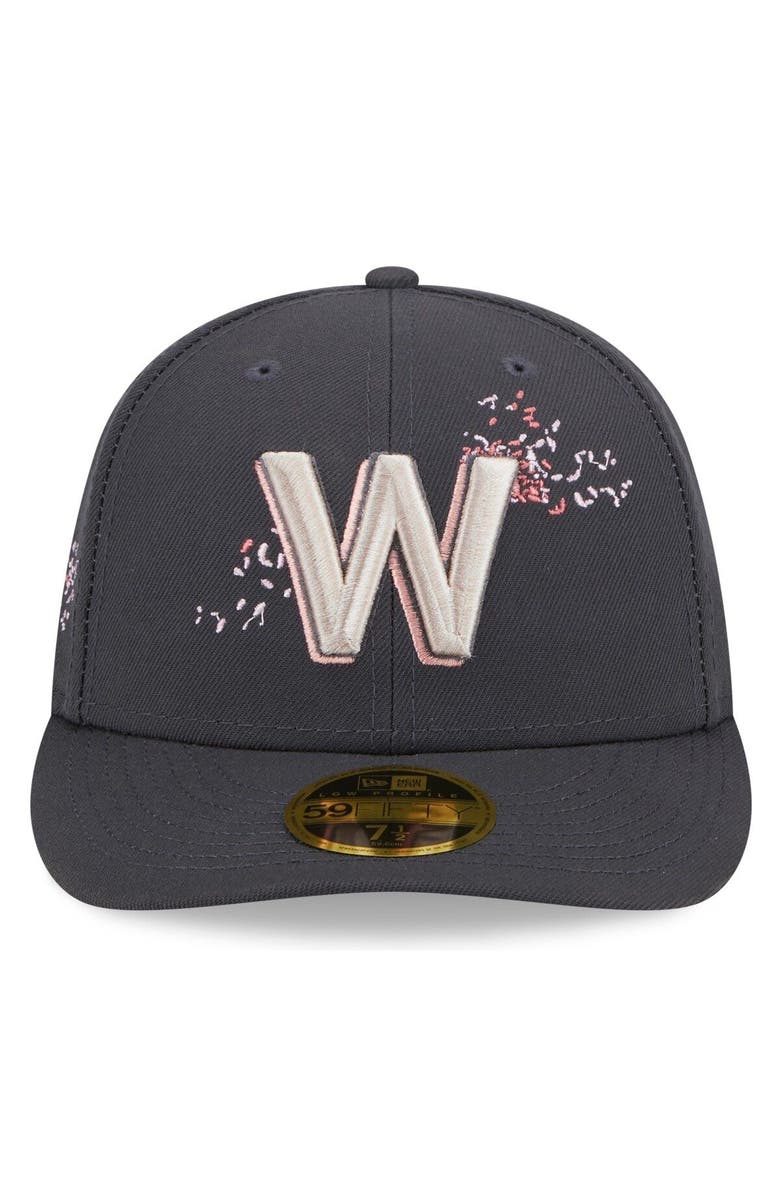 New Era Men's New Era Graphite Washington Nationals 2022 City Connect Low Profile 59FIFTY Fitted Hat, Alternate, color, Graphite