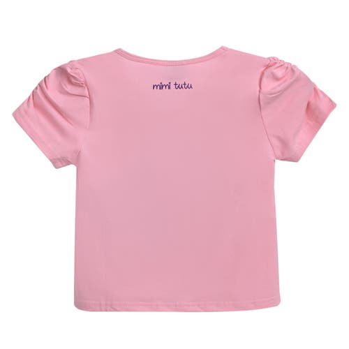 Mimi Tutu Unicorn-appliqué T-shirt In Pink