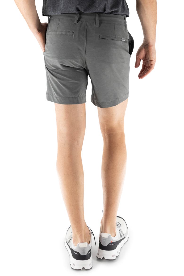 6-Inch Hybrid Shorts, Alternate, color, GUNMETAL