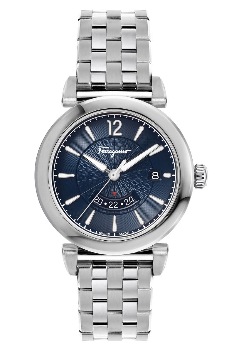 FERRAGAMO Salvatore Ferragamo Feroni Bracelet Watch, 40mm, Main, color, 