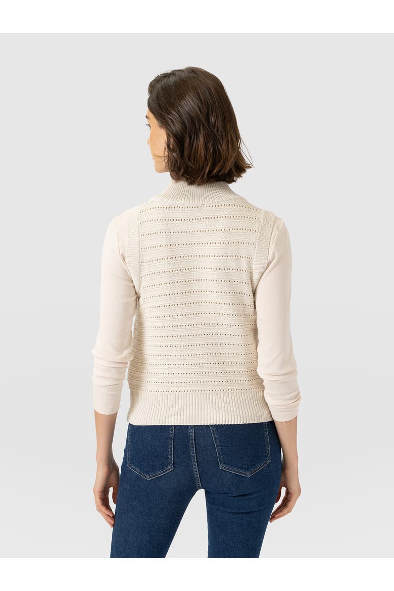 Ester Sleeveless Knit, Alternate, color, Cream