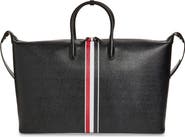 Thom Browne RWB Stripe Leather Duffle Bag