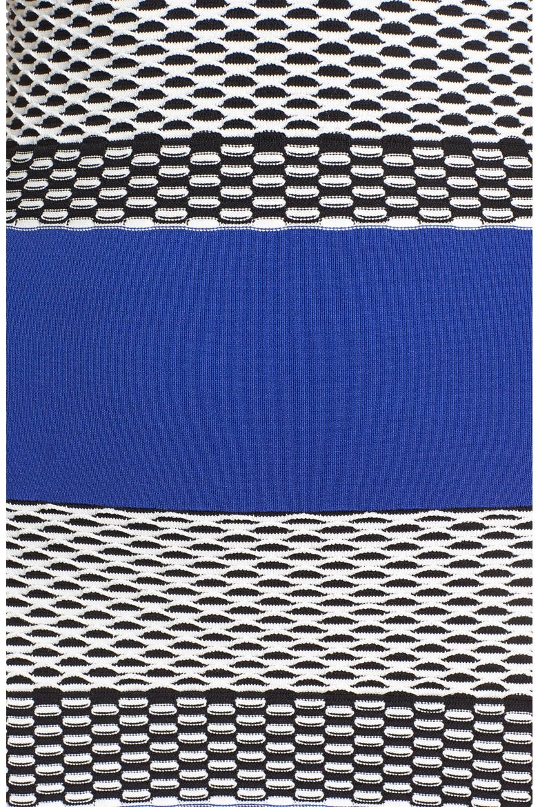 Graphic Stripe Body-Con Dress, Alternate, color, MULTI