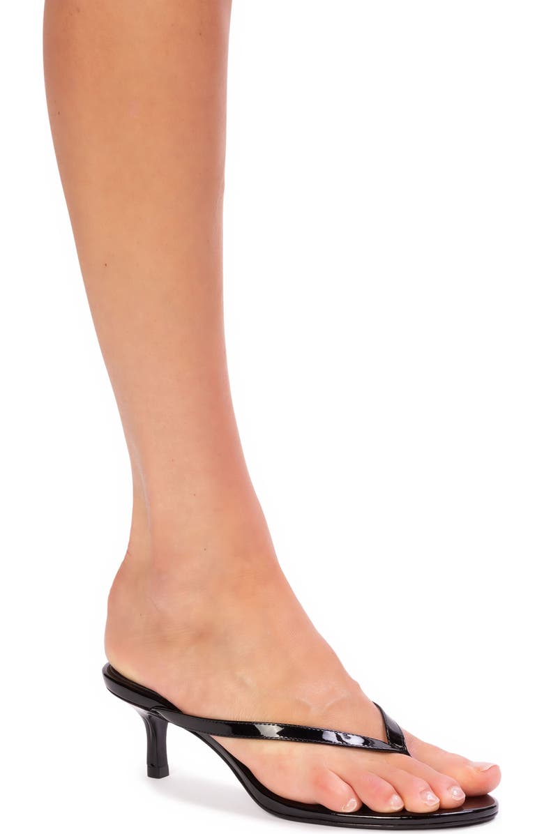 BLACK SUEDE STUDIO Tash 50 Patent Sandal, Alternate, color, Black Patent