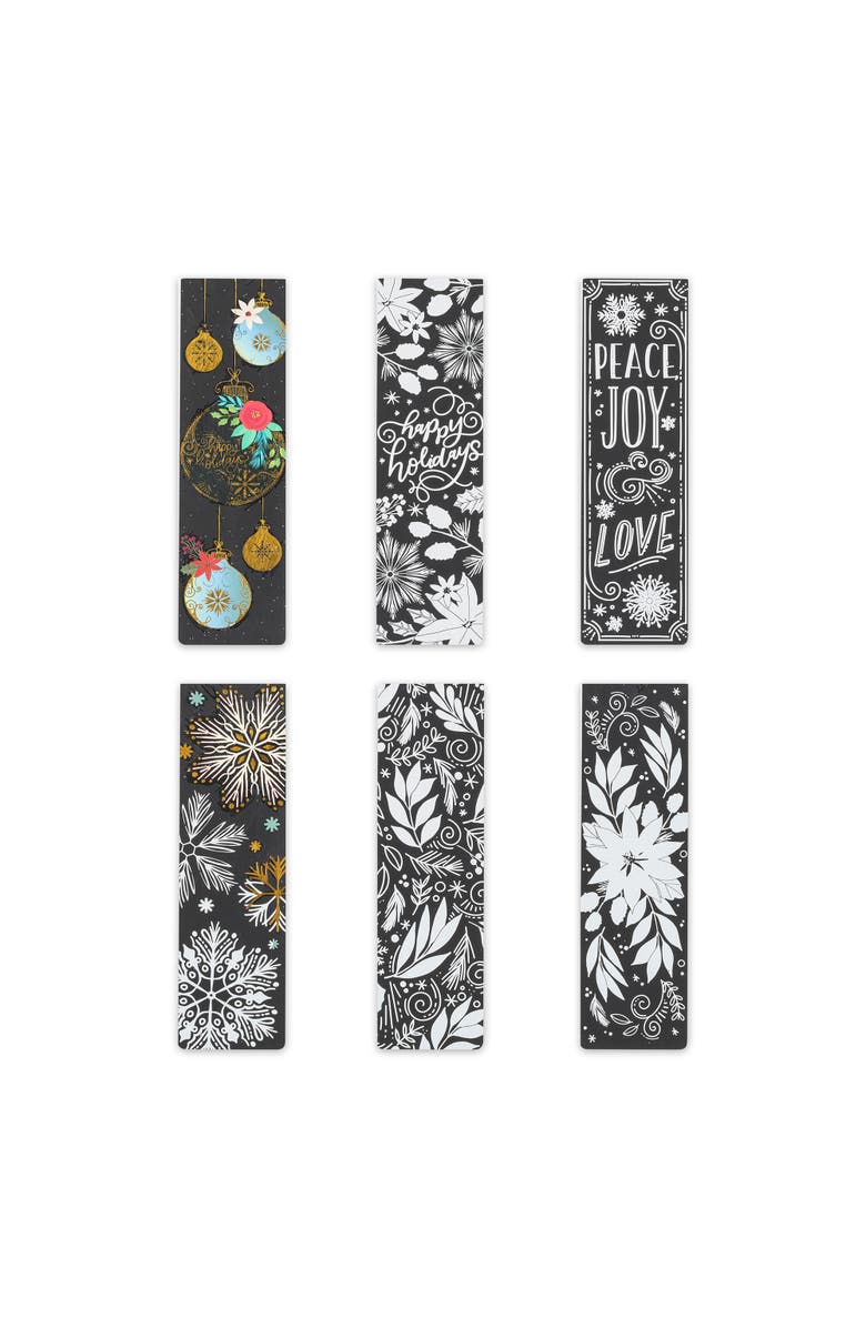 Brea Reese Scratch Art Bookmark Kit Art Deco Holiday 10 Bookmarks, Alternate, color, Multicolored