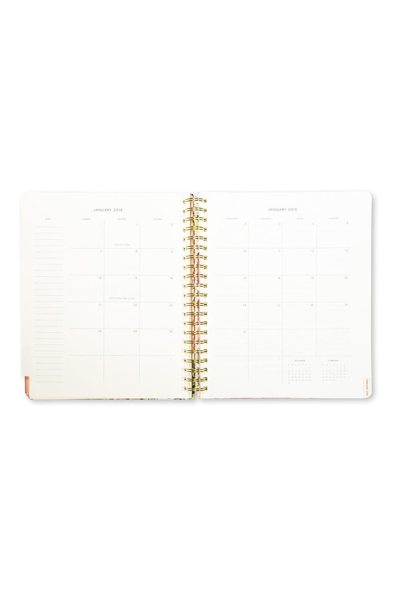 mega 17-month agenda, Alternate, color, DAHLIA